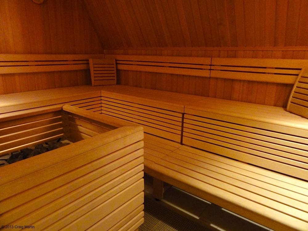 Our wonderful sauna