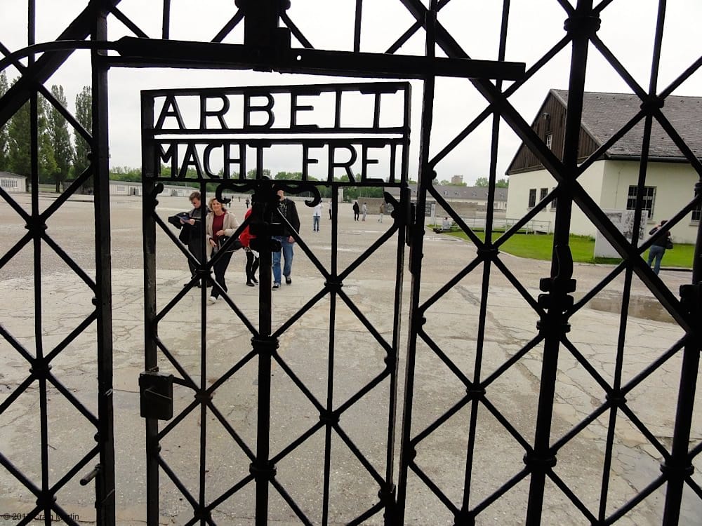 Visiting Dachau concentration camp