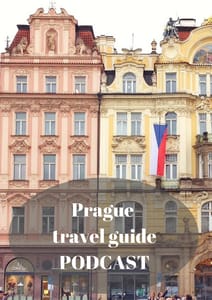 Prague travel guide podcast pinterest pin
