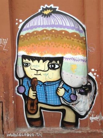 San Telmo has a wide range of street art.
