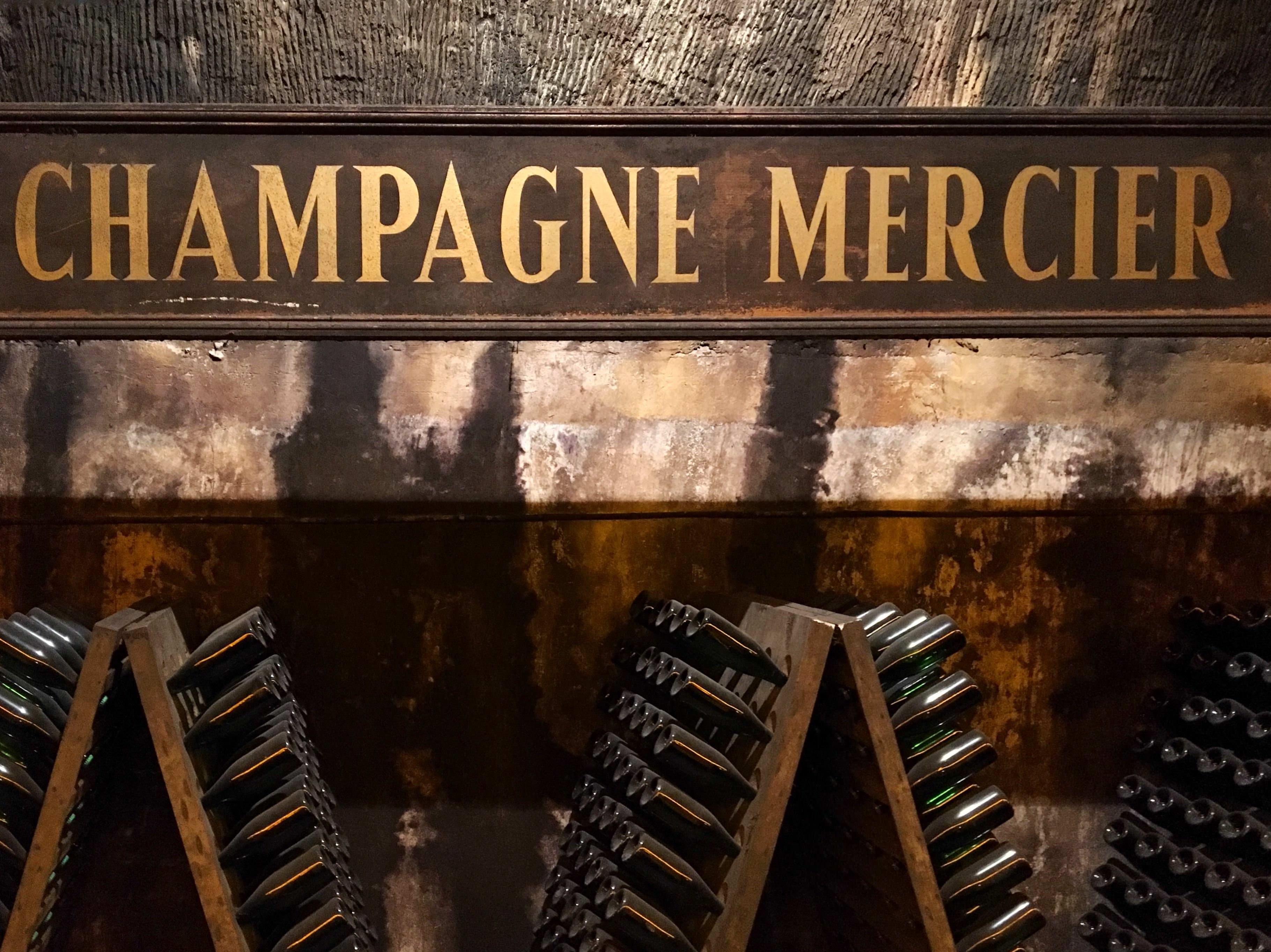 Champagne Mercier in Epernay France