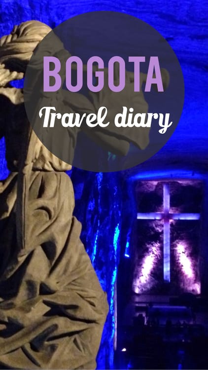 Bogota travel diary Pinterest pin