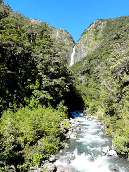 Waterfall in Arthurs Pass