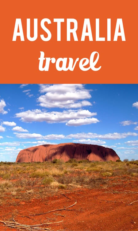 Australia travel pin
