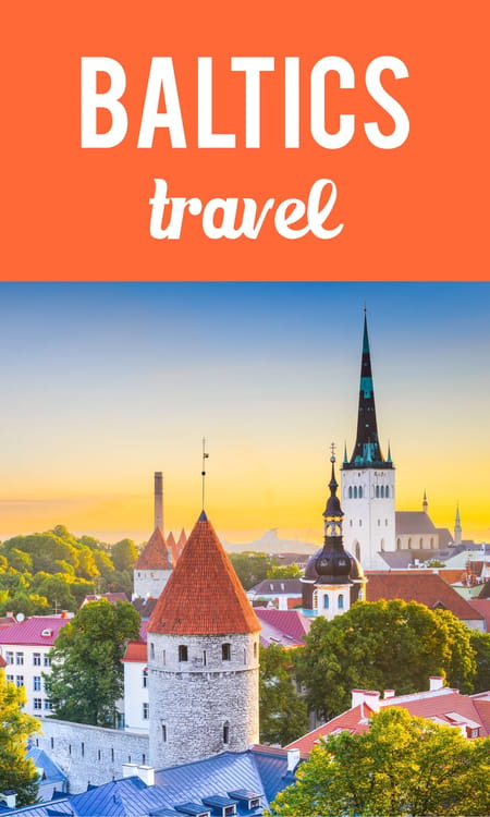 Baltics travel pin