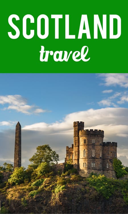 Scotland travel Pinterest pin