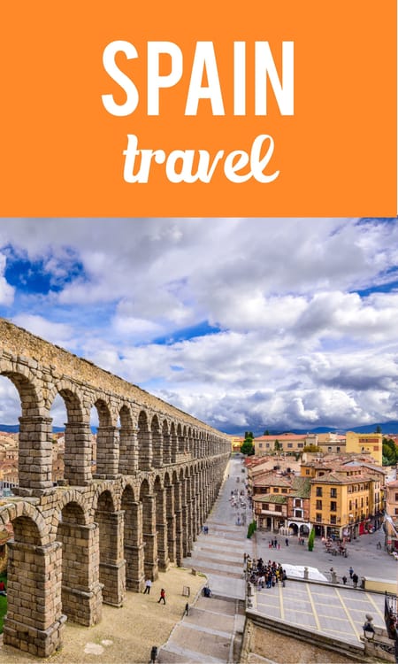 Spain travel Pinterest pin