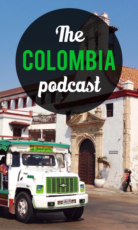 Colombia podcast pin