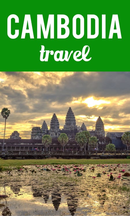 Cambodia travel Pinterest pin