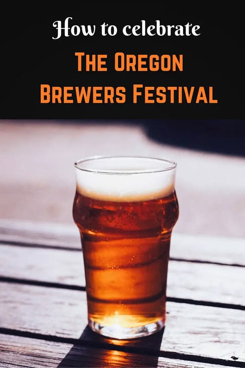 Oregon brewers festival beer pin
