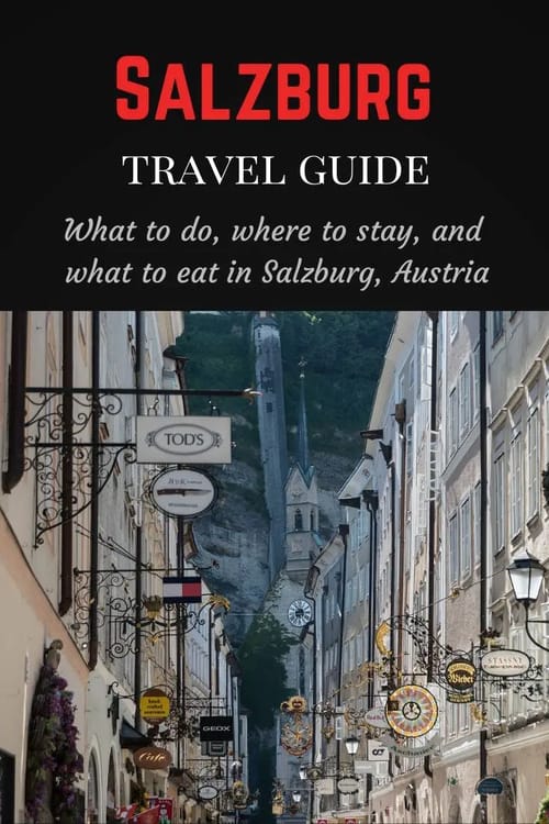 Salzburg travel guide Pinterest pin