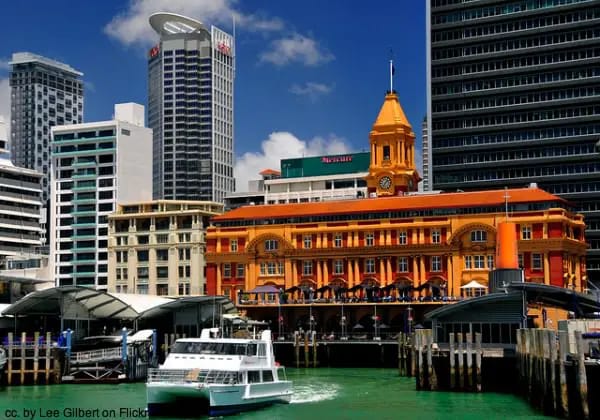 Ferry and Auckland Ferry Building
