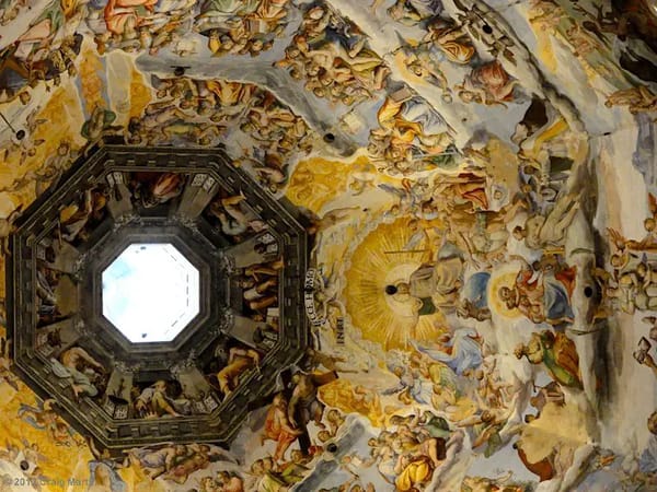 A detail from the cupola of Florence Cathedral.