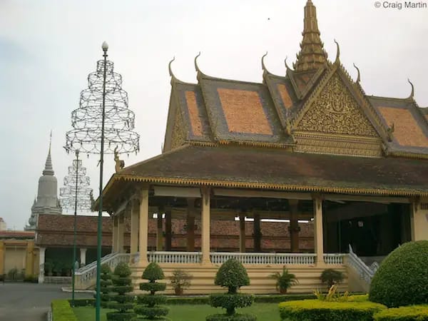 The Phochani Pavilion from the side. Royal Palace, Phnom Penh