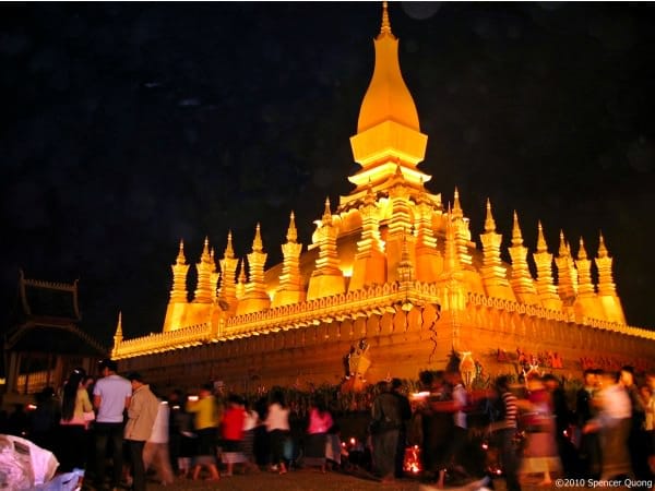 That Luang Night Laos