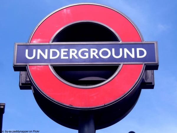 Tube sign London