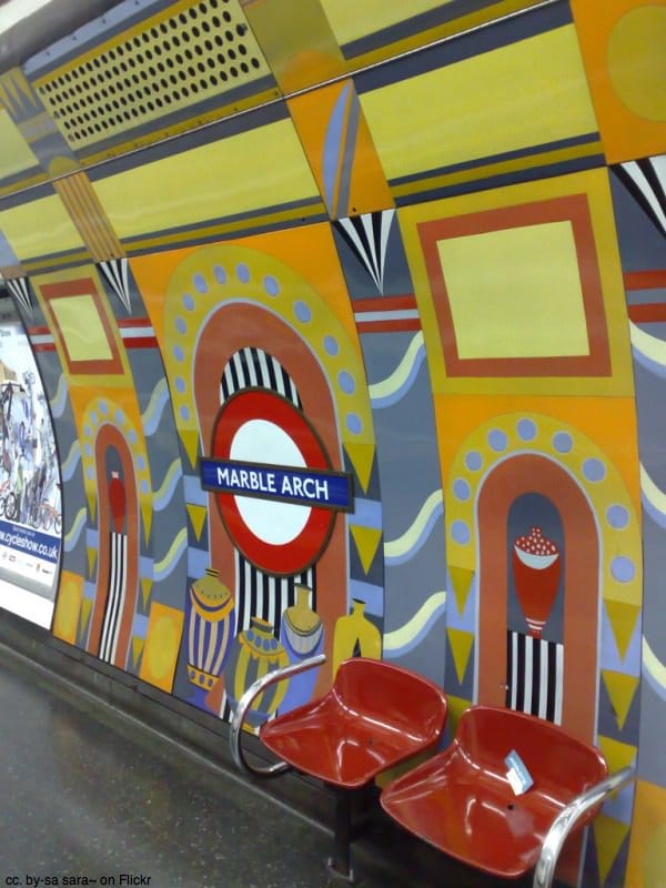 London underground art