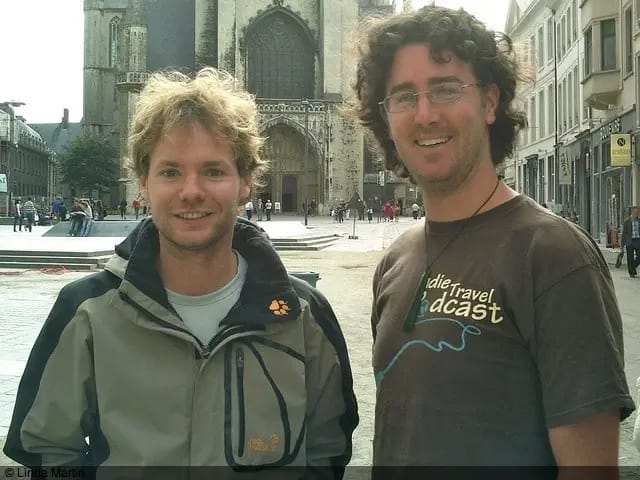 Tom and Craig in Ghent, Belgium