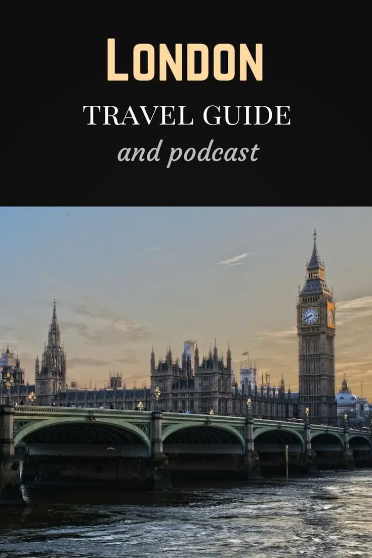 London travel guide Pinterest pin