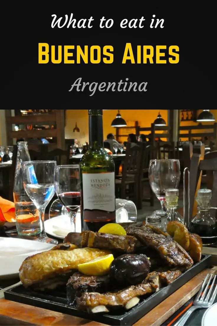 Buenos Aires food pinterest pin