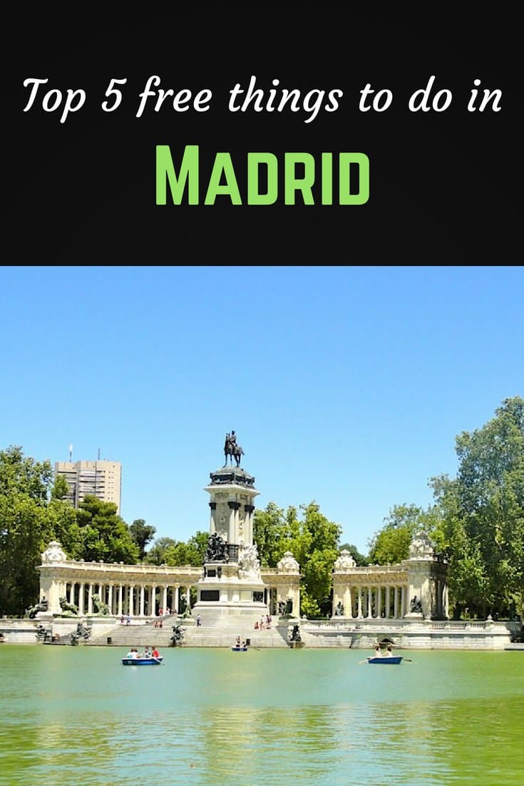 Top 5 Madrid Pinterest pin
