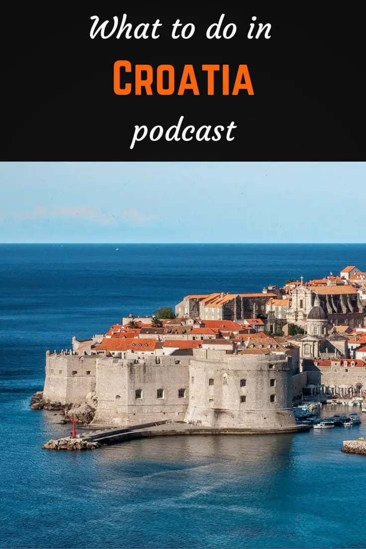 Croatia podcast pin