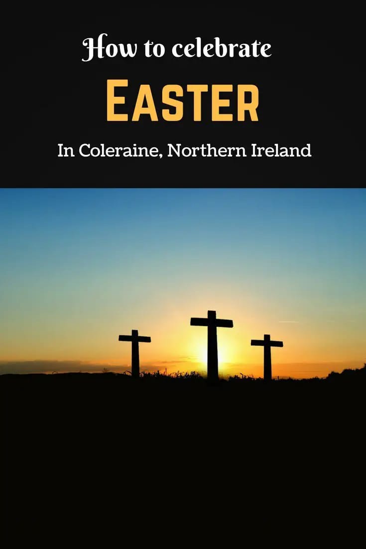 Easter in Coleraine pin