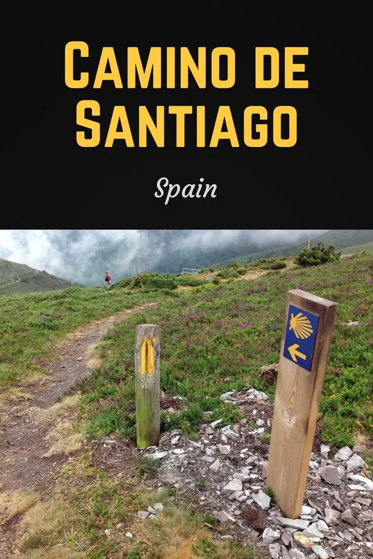 Camino de Santiago pinterest pin