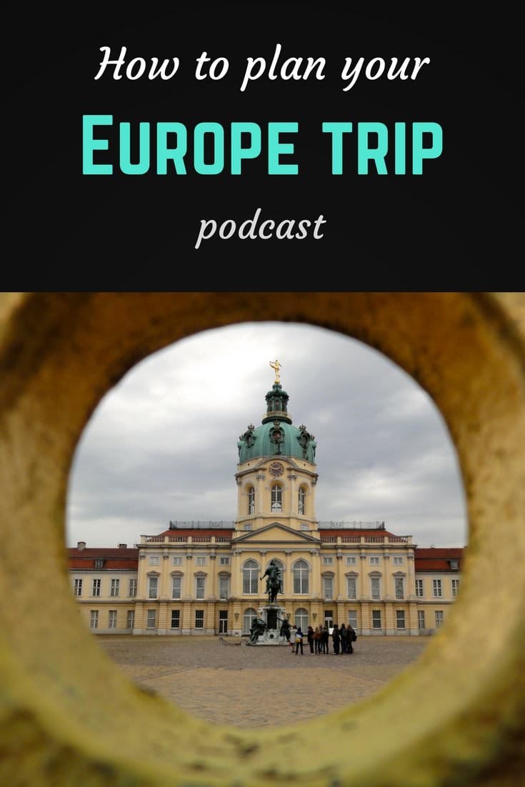 How to plan your Europe trip Pinterest pin