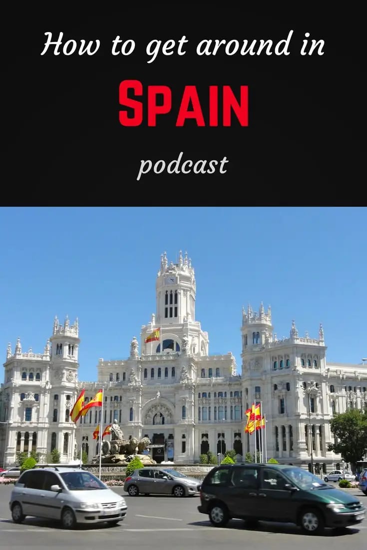 Spain transport Pinterest pin