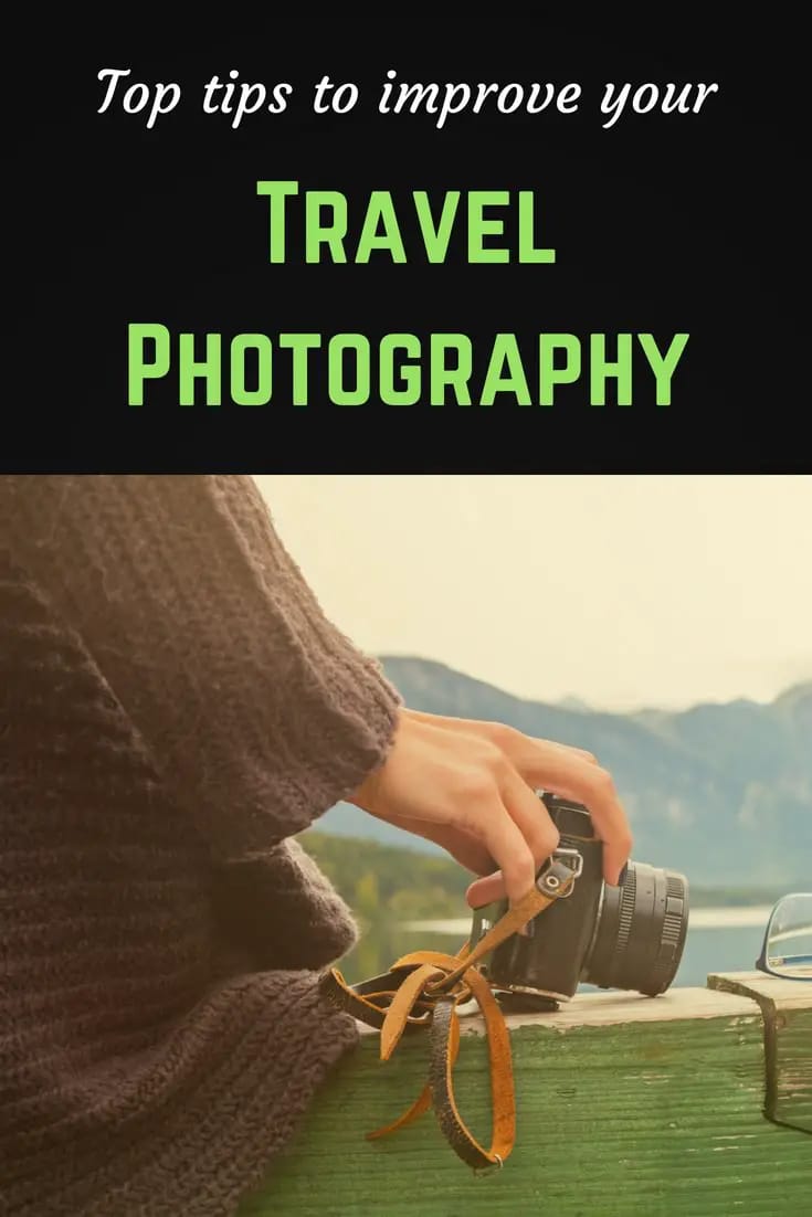 Improve travel photography Pinterest pin