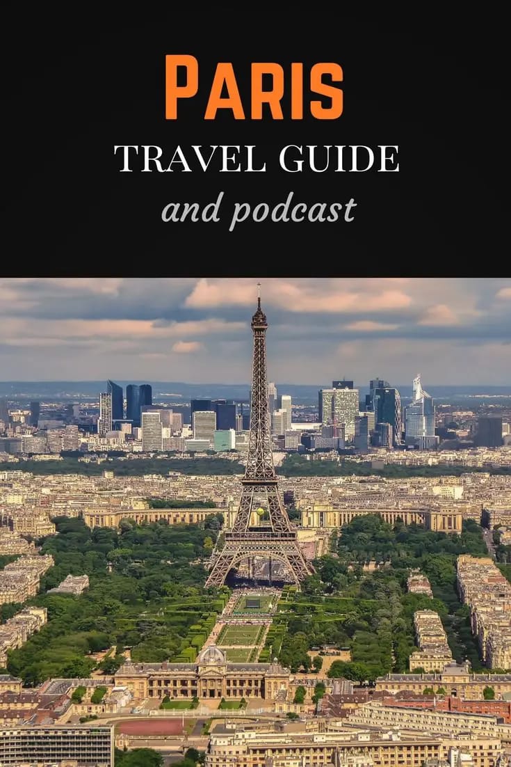 Paris travel guide Pinterest pin