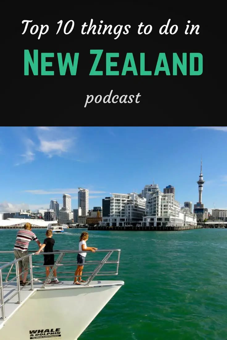 Top 10 things to do in New Zealand Pinterest pin