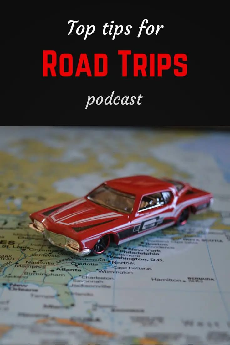 Top tips for road trips Pinterest pin