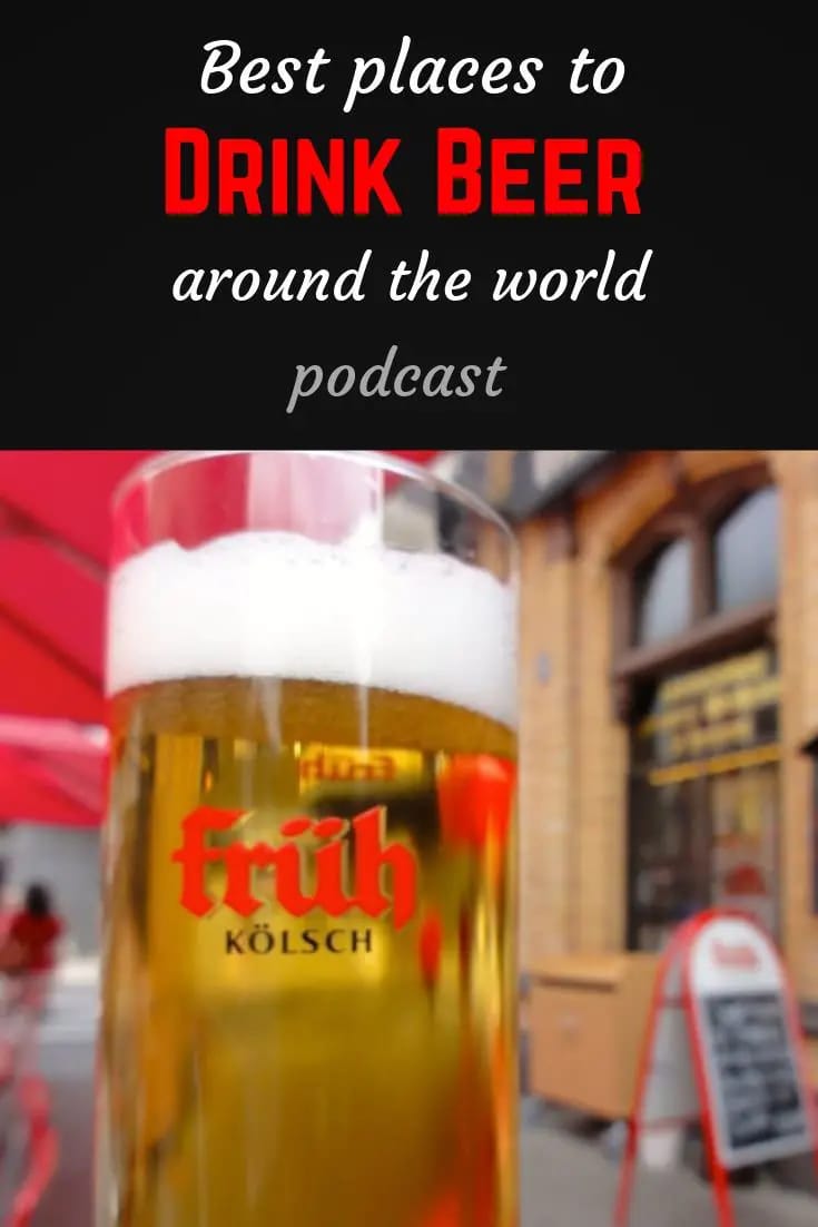 Best places to drink beer around the world Pinterest pin