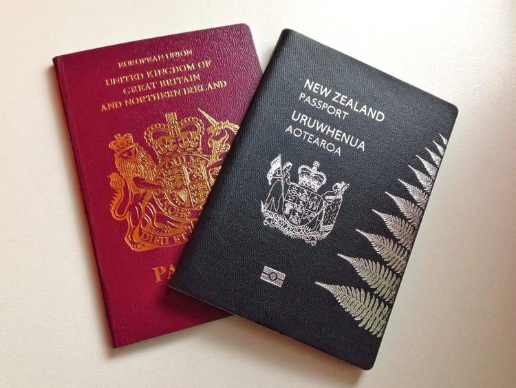 Craig's in charge of our passports!