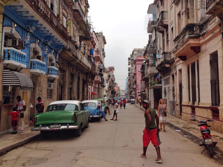 A typical Havana street.