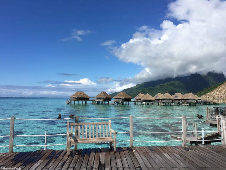Tahiti water bungalows