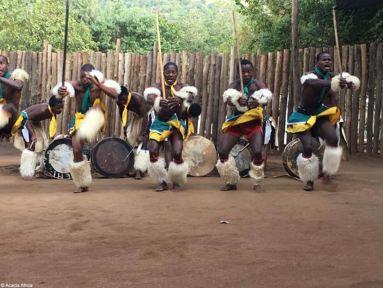 Traditional dancing in Swaziland, Africa
