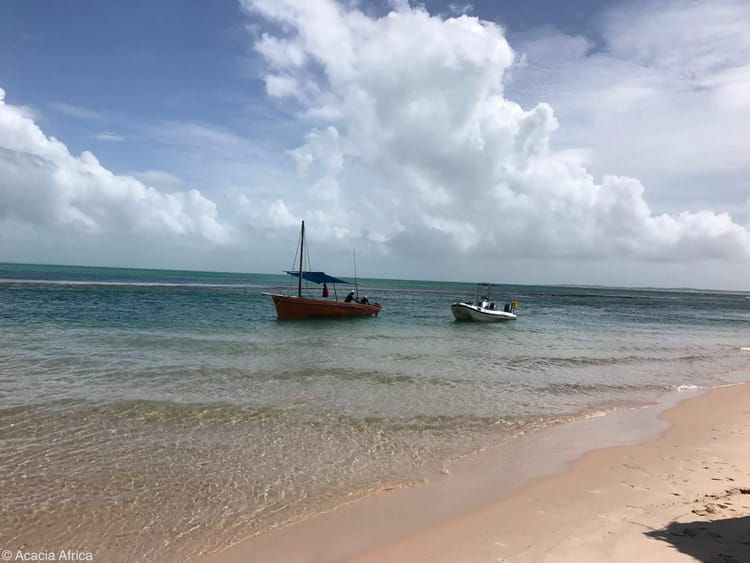 Dhow boat in Vilanculos Mozambique