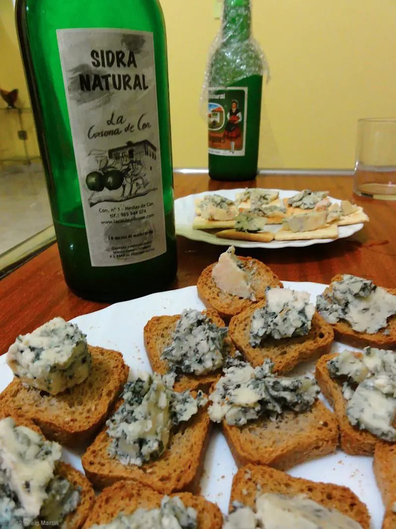 Cider and cheese from Asturias