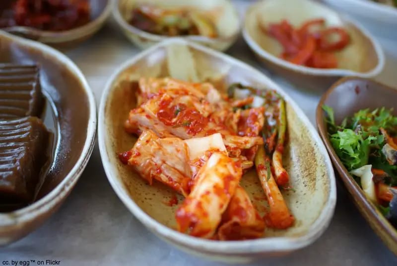 Kimchi and other dishes