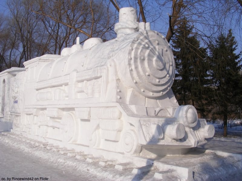Harbin ice and snow train