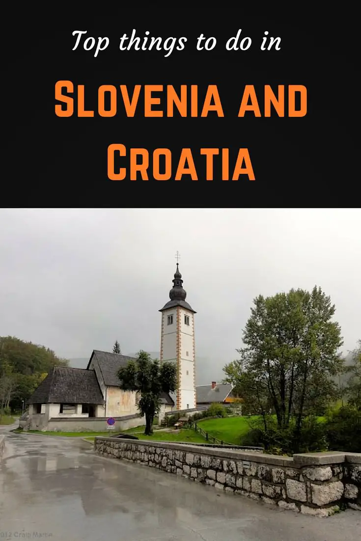 Slovenia and Croatia Pinterest pin