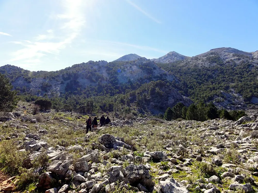 Hiking in the Sierra de Grazalema.