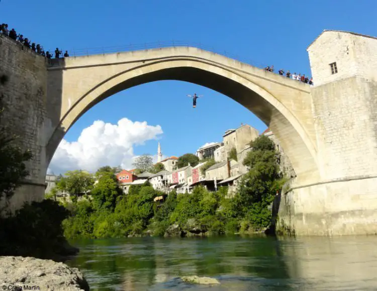 Mostar bridge jumper