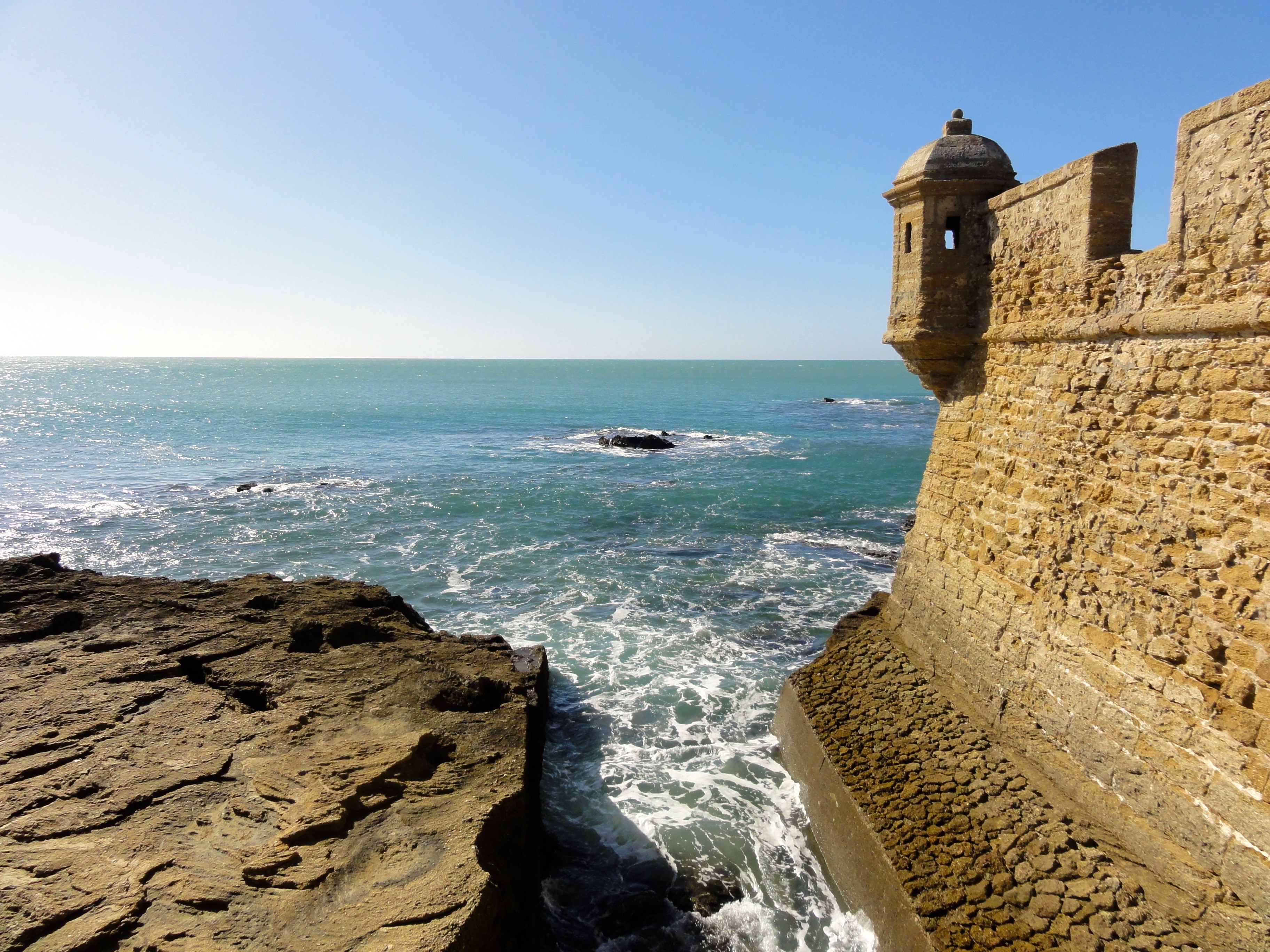 San Sebastian Fortress in Cadiz Spain
