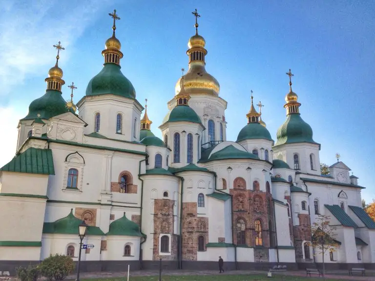 Kiev was gorgeous -- Santa Sophia Cathedral blew us away.