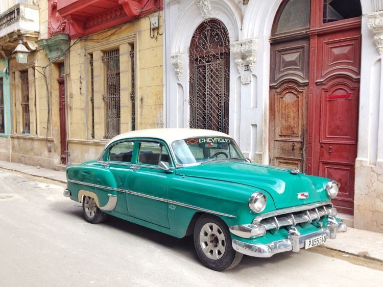 Classic car in Cuba.