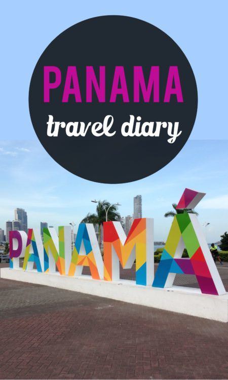 Panama travel diary pin